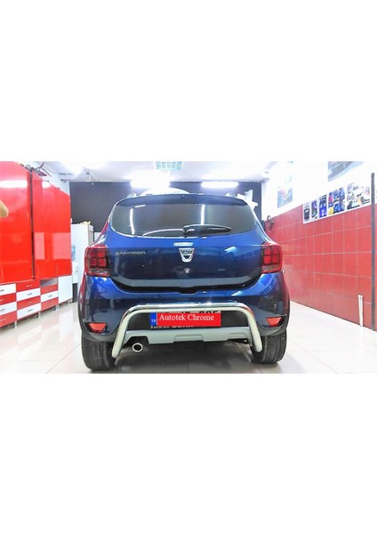 Dacıa Sandero Stepway (2012-2020) Arka Koruma Barı Yüksek - 60 - U Model
