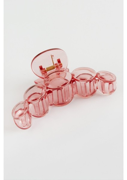 Yuvarlak Şeffaf Renkli Mandal Toka 11 cm modelleri