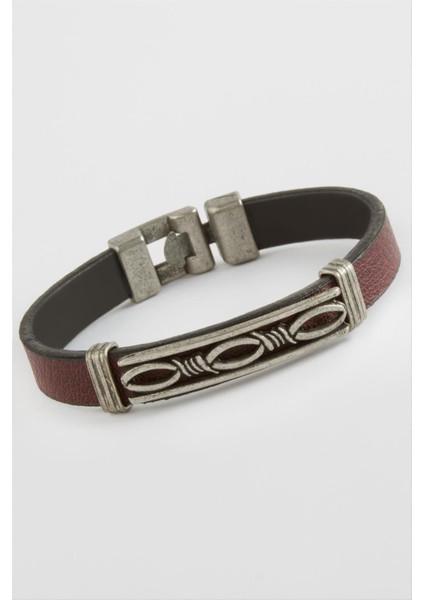 Sonsuzluk Kaliteli Suni Deri Bileklik