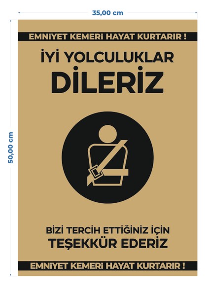 Kraft 135.GR 35X50 Kağıt Oto Paspası 100 Adet