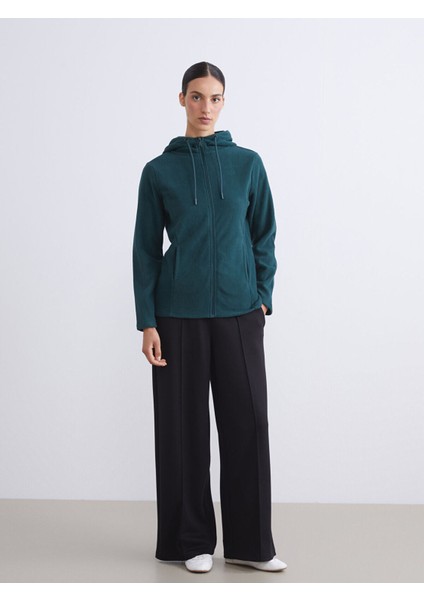 Lcw Yeni Yeni Sezon Kapüşonlu Kadın Fermuarlı Sweatshirt fiyatları