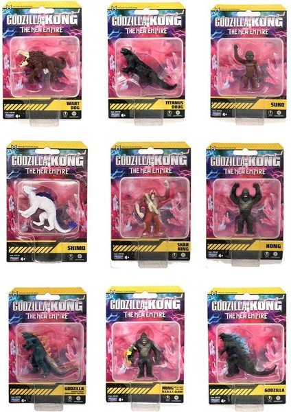 MN313000 Godzilla Vs. Kong Mini Figür 5 cm - 35760