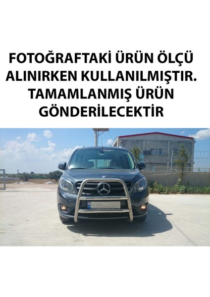 Mercedes Citan 2012-2020 Yüksek Ön Koruma - Bull Bar -Iki Ara Borulu - Kartersiz - Terepon B
