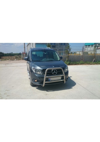 Mercedes Citan 2012-2020 Yüksek Ön Koruma - Bull Bar -Iki Ara Borulu - Kartersiz - Terepon B fiyatları