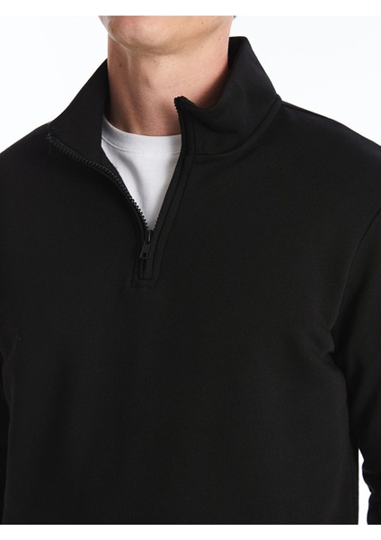 Lcw Yeni Peak Yeni Sezon Dik Yaka Uzun Kollu Erkek Kalın Sweatshirt fırsatları