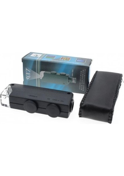 Mini 60X 100X Zoom Lens Odak Takı LED Cep Mikroskop Büyüteç fiyatları