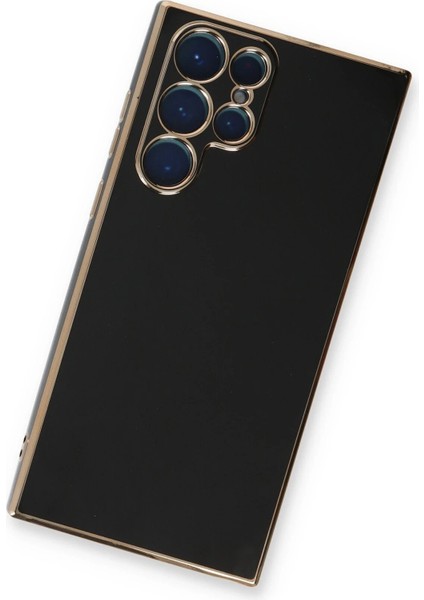 MYT09 Samsung Galaxy S22 Ultra Kılıf Volet Silikon - Siyah modelleri