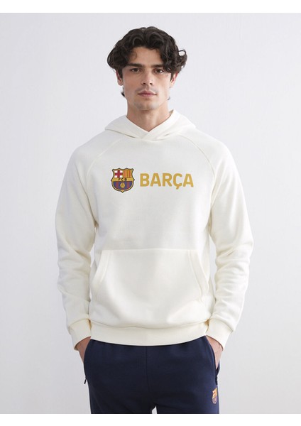 Lcw Yeni Uzun Kollu Barcelona Baskılı Erkek Hoodie