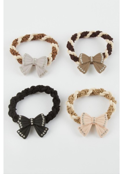 Fiyong Taşlı Örgülü Lastikli Toka 1 Adet modelleri