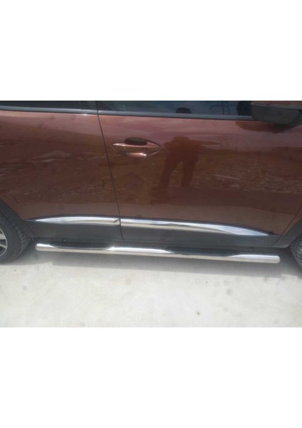 – Sandero Stepway 2008-2012 Uyumlu Krom Ø70 Yan Basamak | Tubular C Modeli