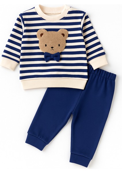 Erkek Çocuk Ayıcık Desenli Ikili Takım fiyatları