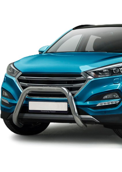 Hyundaı Tucson 2016-2021 Uyumlu - Ön Koruma - Bull Bar - 60 - Sade Çerçeve - Sıngle A