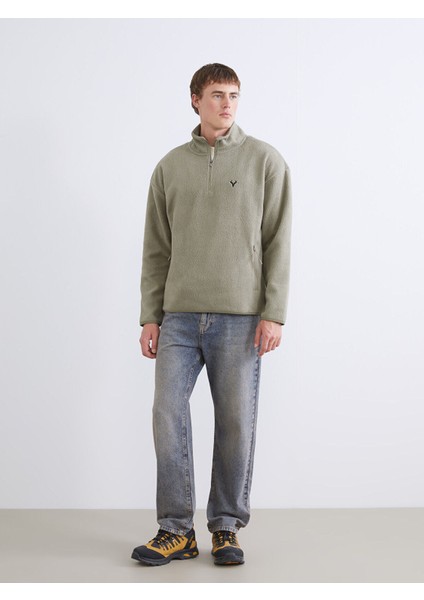 Lcw Yeni Yeni Sezon Dik Yaka Uzun Kollu Polar Erkek Sweatshirt fiyatları