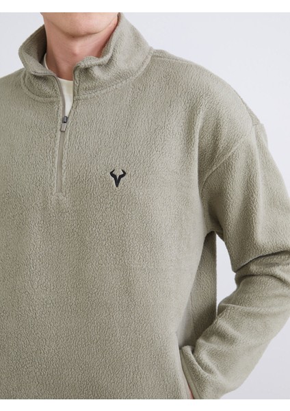 Lcw Yeni Yeni Sezon Dik Yaka Uzun Kollu Polar Erkek Sweatshirt modelleri