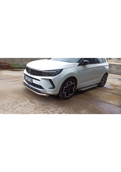 Opel Grandland x 2017-2024 2'li Set ( Alm. V1 Sport Yan Basamak - Ön Bıyık )