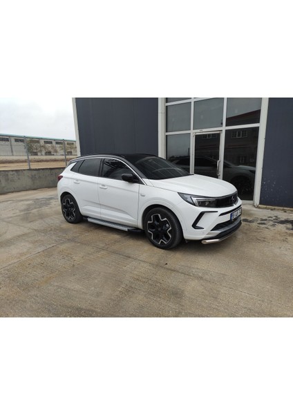 Opel Grandland x 2017-2024 2'li Set ( Alm. V1 Sport Yan Basamak - Ön Bıyık )