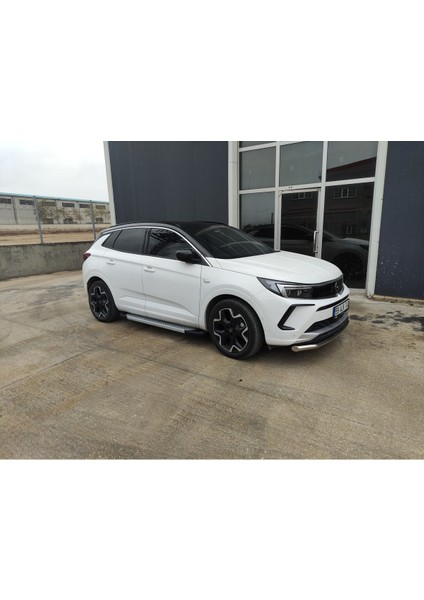 Opel Grandland x 2017-2024 2'li Set ( Alm. V1 Sport Yan Basamak - Ön Bıyık )