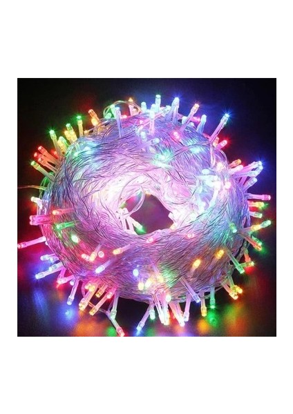 5m 30 LED Rgb 2 Kademeli Şeffaf Kablo