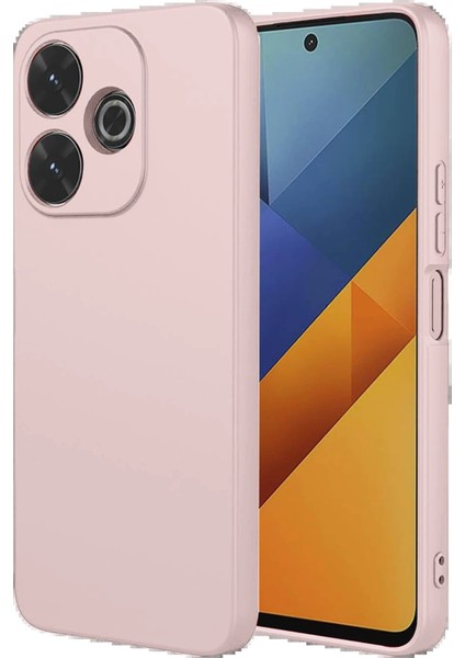 MYT09 Xiaomi Redmi 13 4g Kılıf Nano Içi Kadife Silikon - Pudra fiyatları