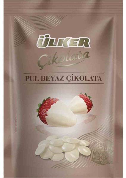 Pul Beyaz Çikolata - 100 Gram - 12 Adet