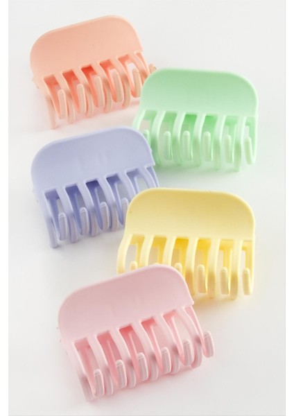 Düz Renkli Mandal Toka 6 cm