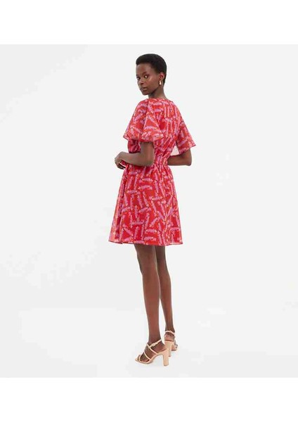 Çok Renkli Bağlamalı Elbise fırsatları