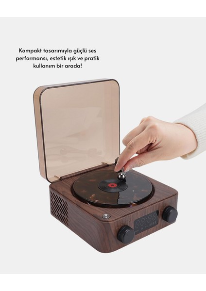 Nrzsnt 3-Ü-1 Arada Bluetooth Hoparlör – Işıklı Saat ve Gece Lambası fırsatları