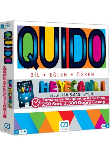 078 CAOYN-5046 Quıdo Board Game
