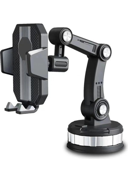 MYT09 Vlike V13 Vantuzlu 360 Derece Ayarlanabilir Araç Tutucu - Siyah
