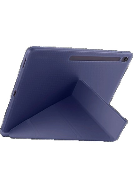 MYT09 iPad Pro 13 (2024) Kılıf Kalemlikli Hugo Tablet Kılıfı - Lacivert fiyatları