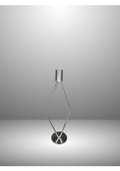 Dörtgen Gümüş Kaplama Mumluk Şamdan fiyatları