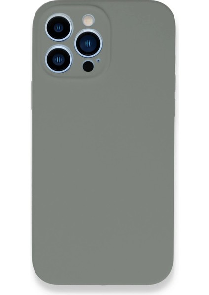 MYT09 iPhone 13 Pro Max Kılıf Lansman Legant Silikon - Gri