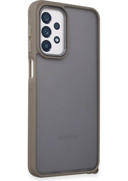 MYT09 Samsung Galaxy A23 4g Kılıf Elegant Kapak - Titan Gri