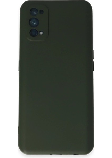 MYT09 Realme 7 Pro Kılıf Nano Içi Kadife Silikon - Koyu Yeşil