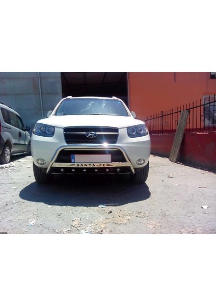 Hyundaı Santa Fe 2006-2012 Ön Koruma- Karterli - Yazı Saclı - 60ø- Cobıa A