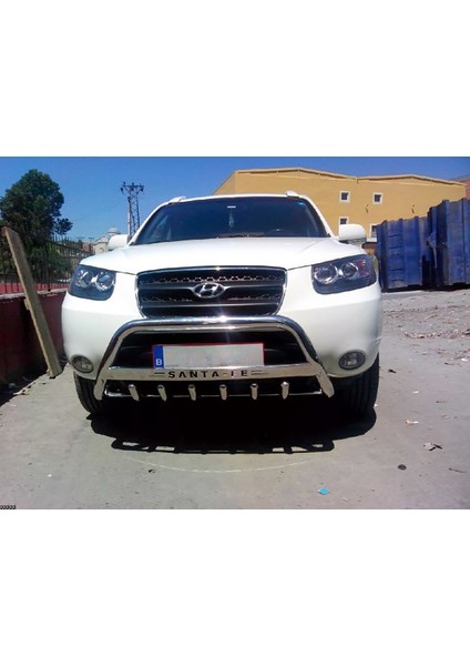 Hyundaı Santa Fe 2006-2012 Ön Koruma- Karterli - Yazı Saclı - 60ø- Cobıa A indirimleri
