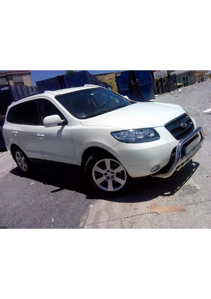 Hyundaı Santa Fe 2006-2012 Ön Koruma- Karterli - Yazı Saclı - 60ø- Cobıa A