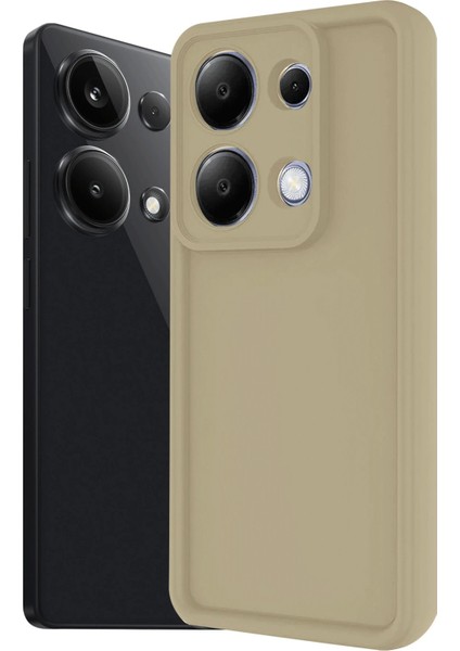 MYT09 Xiaomi Redmi Note 13 Pro 4g Kılıf Viera Silikon - Krem