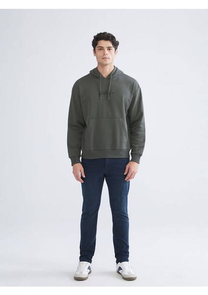 Lcw Yeni Özmarka Yeni Sezon Baskılı Kapüşonlu Erkek Sweatshirt fiyatları