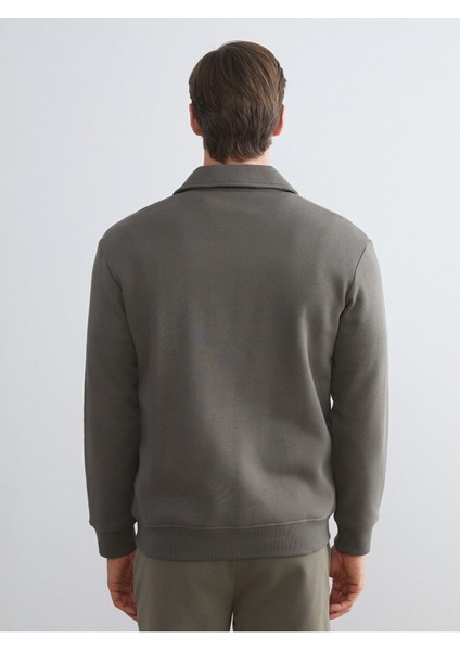 Lcw Yeni Yeni Sezon Polo Yaka Erkek Sweatshirt fırsatları