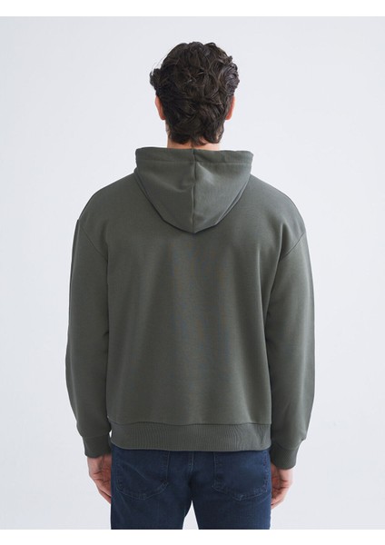 Lcw Yeni Özmarka Yeni Sezon Baskılı Kapüşonlu Erkek Sweatshirt fırsatları