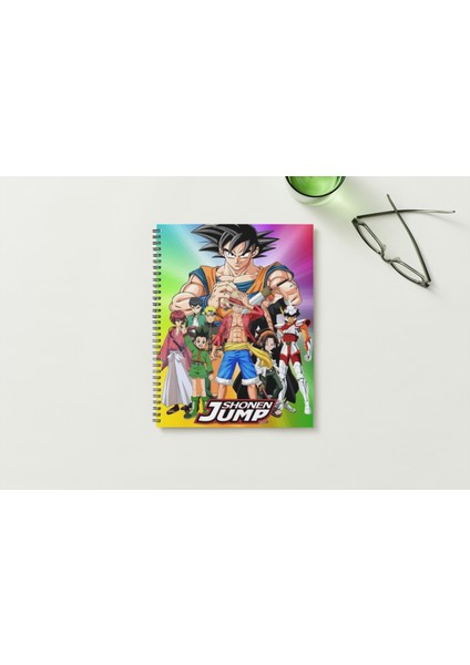 One Piece A5 Metal Spiralli Çizgisiz Sert Kapak One Pieece Defter
