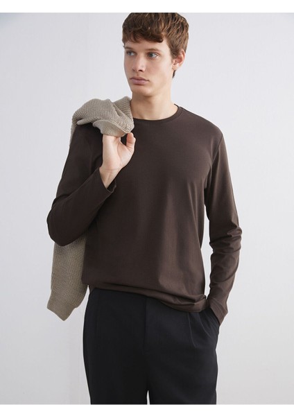 Lcw Yeni Yeni Sezon Bisiklet Yaka Erkek Sweatshirt