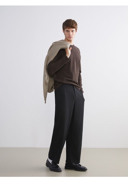 Lcw Yeni Yeni Sezon Bisiklet Yaka Erkek Sweatshirt fiyatları