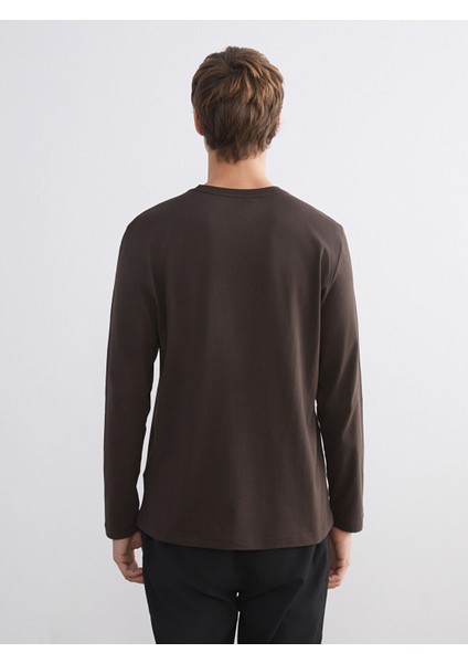 Lcw Yeni Yeni Sezon Bisiklet Yaka Erkek Sweatshirt fırsatları