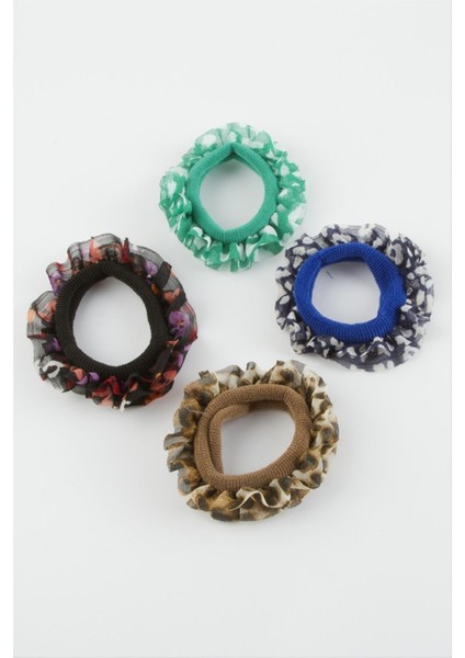 Karışık Desenli Lastikli Toka 4 Adet fiyatları