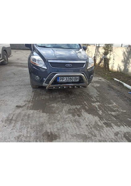 Kuga 2008-2012 Ön Koruma - Karterli - Yazı Saclı - 60 - Bull Bar - Cobıa A