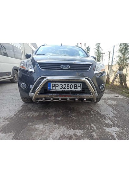 Kuga 2008-2012 Ön Koruma - Karterli - Yazı Saclı - 60 - Bull Bar - Cobıa A modelleri
