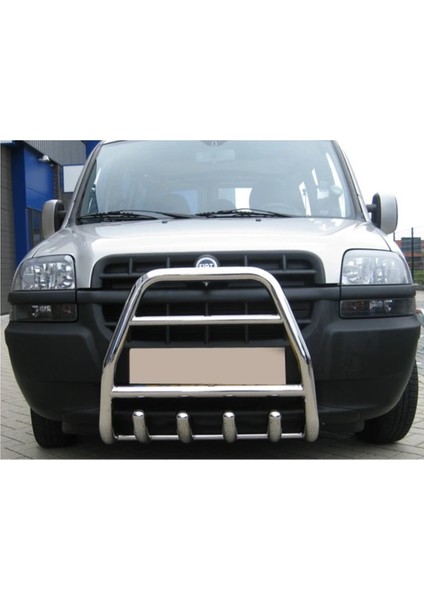 Fıat Doblo 1999-2006 Uyumlu Yüksek Ön Koruma Iki Ara Borulu Emperor B