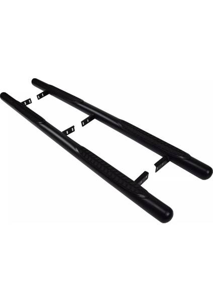 – Rav-4 2005-2010 Uyumlu Krom Ø70 Yan Basamak | Tubular C Modeli Siyah